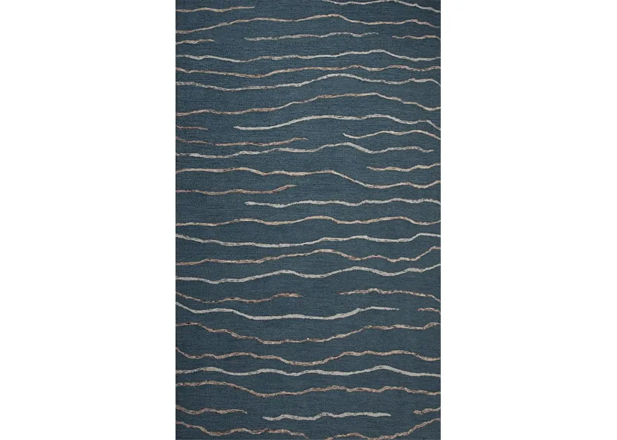 Maradale Blue 7'9 x 9'9 Rug-Blue