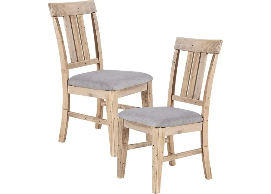Lefferts Natural Dining Chair, Set of 2-Natural