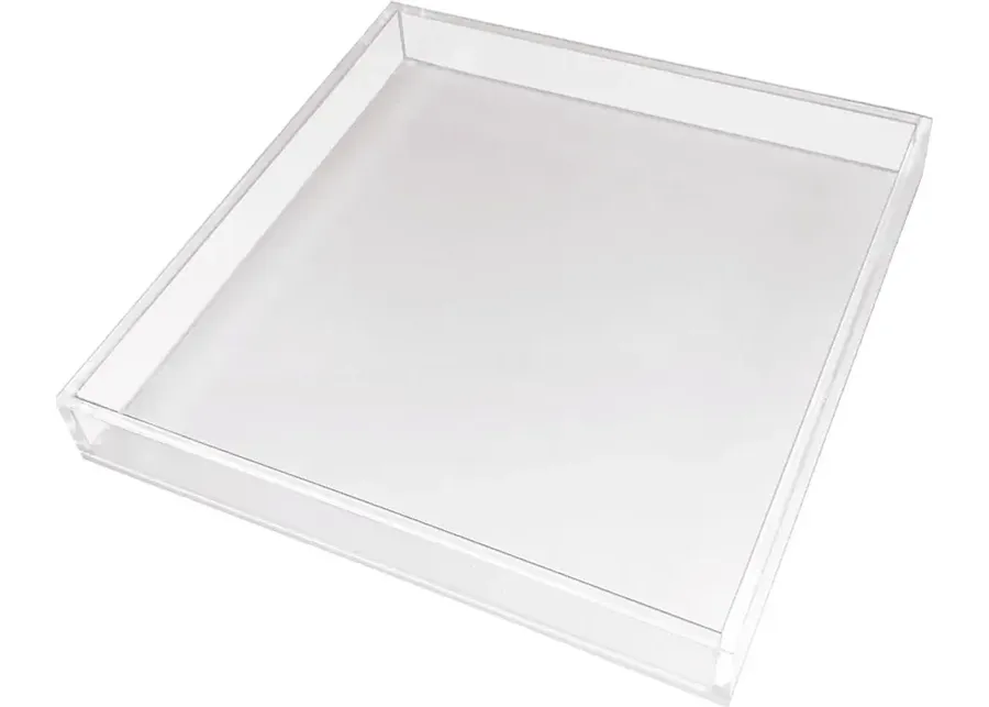 Jadelane II White Tray-White