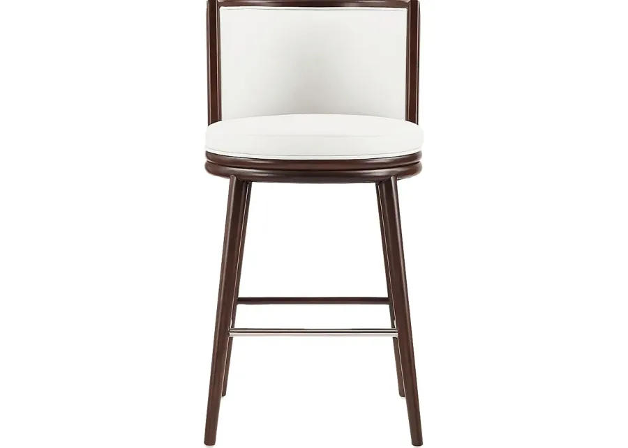 Alphadream II White Barstool-White