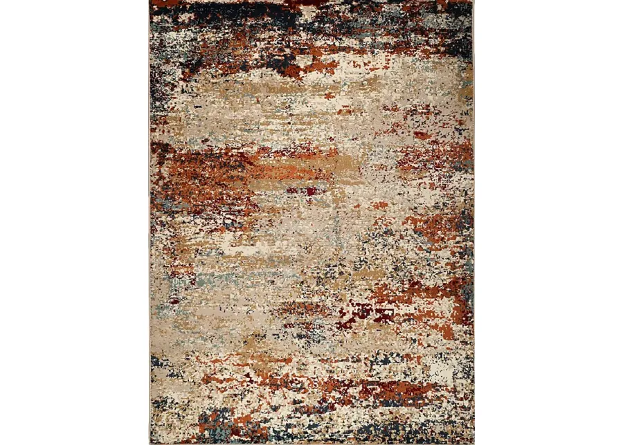 Matadosa Orange 5'1 x 7'6 Rug-Orange
