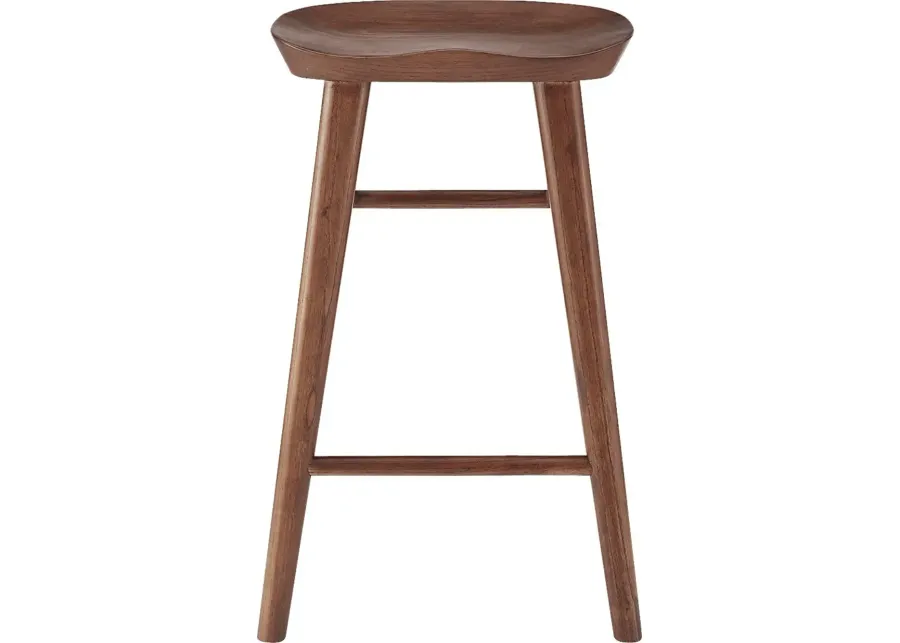 Bresland Brown Counter Stool-Brown