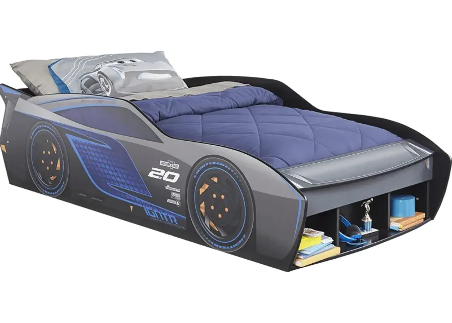 Disney/Pixar Cars Jackson Storm&trade; Blue Twin Car Bed-90.24
