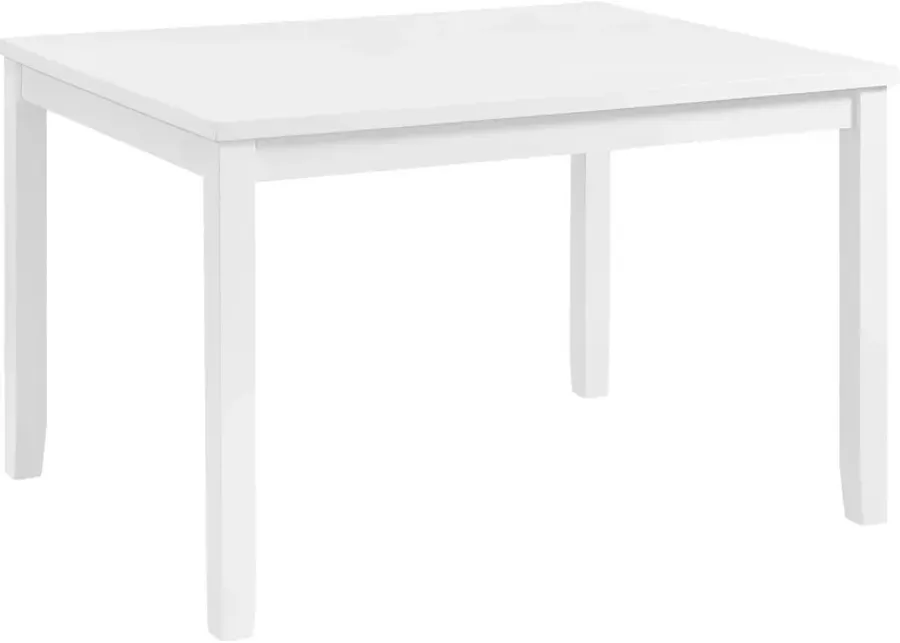 Ikenna White Dining Table-White