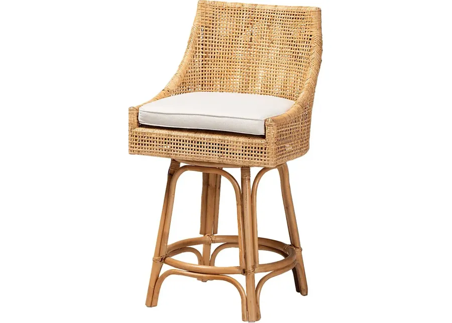 Eccles Brown Counter Stool-Brown