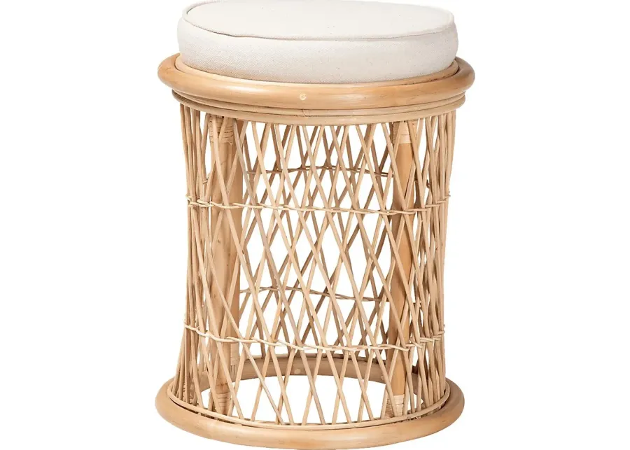 Madelynn Brown Ottoman-Brown