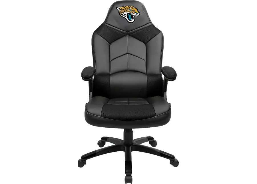 Big Team NFL Jacksonville Jaguars Black Oversized Gaming Chair-Black