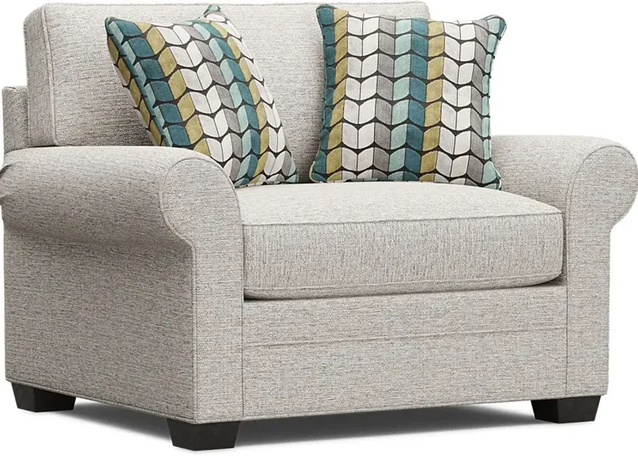 Bellingham Pebble Textured Gel Foam Sleeper Chair-55.5