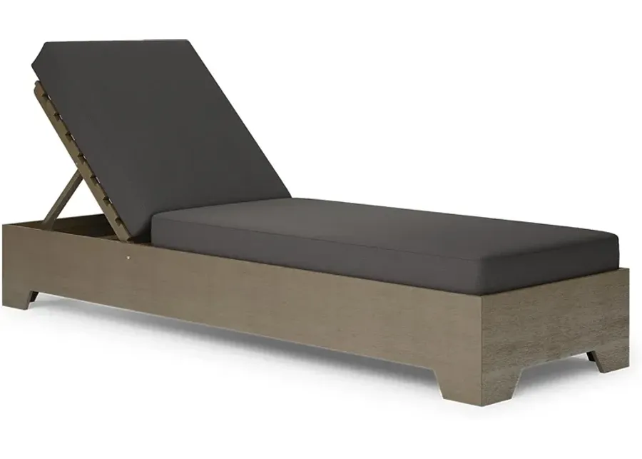 Lake Tahoe Gray Outdoor Chaise with Charcoal Cushions-27