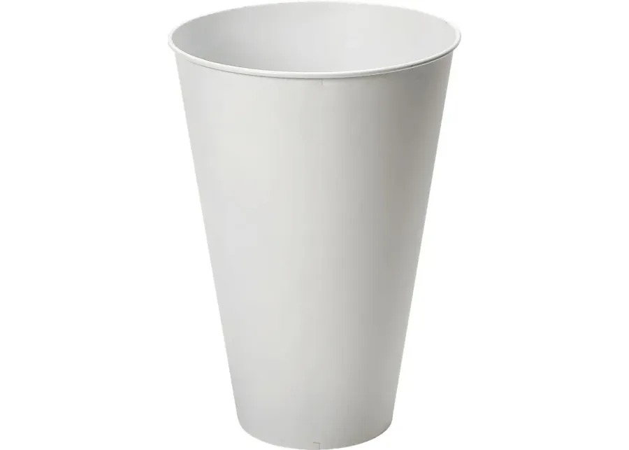 Domian White Planter-White