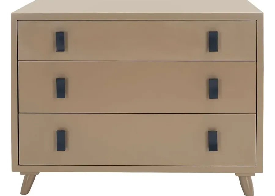 Lolandra Taupe Accent Cabinet-Taupe