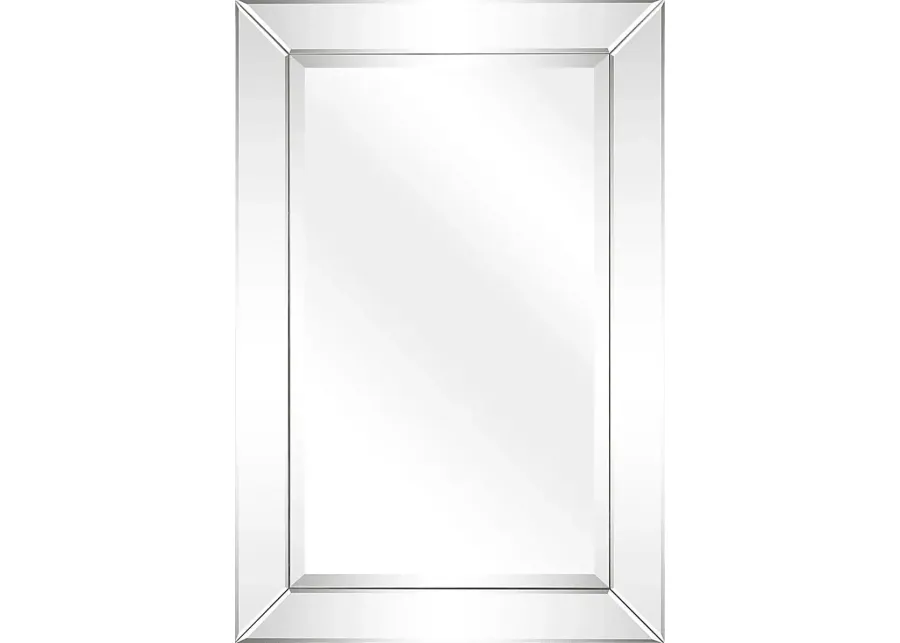 Lorai Silver Large Mirror-Silver