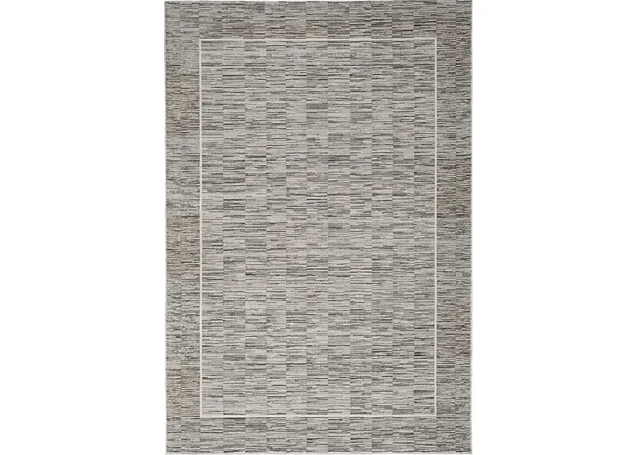 Paradare Charcoal/Gray 7'10 x 9'10 Rug-Charcoal, Gray
