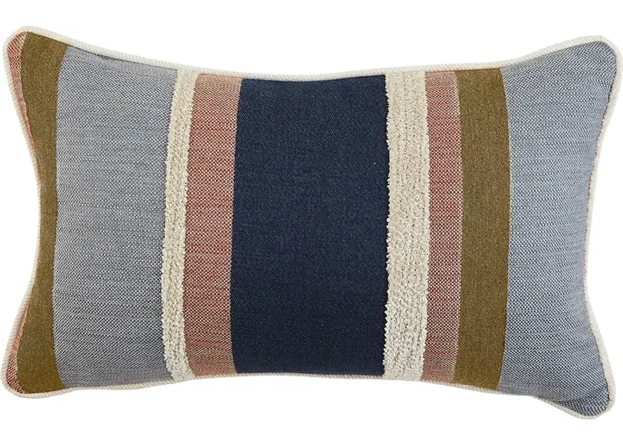 Fascinate Desert Chambray Indoor/Outdoor Kidney Pillow-19