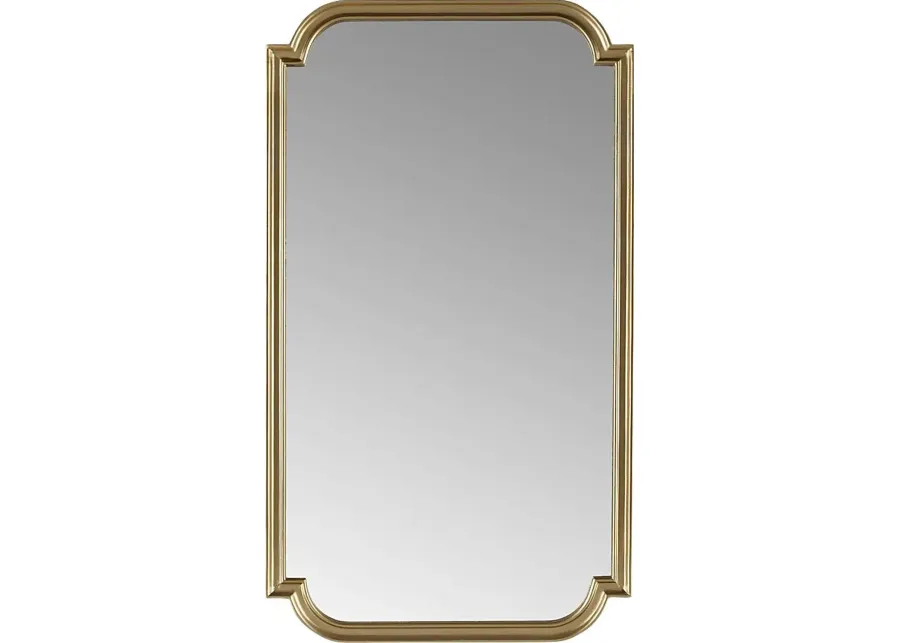 Cavebit Gold Wall Mirror-Gold