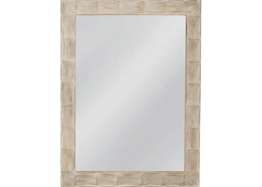Halfpenny White Mirror-White