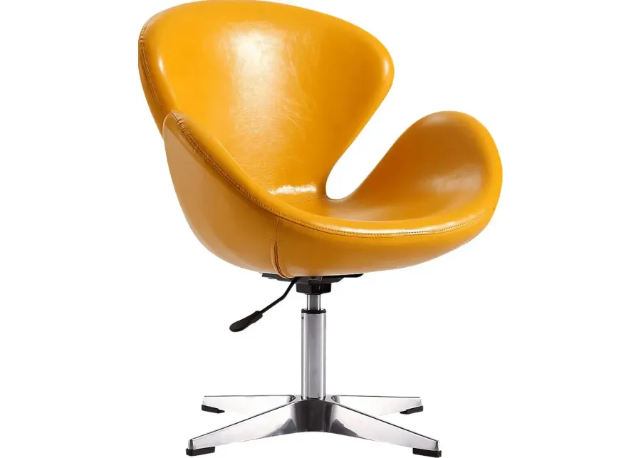 Witchazel Yellow Accent Chair-Yellow
