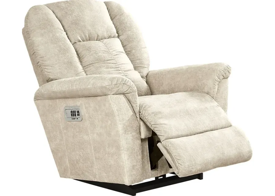 La-Z-Boy Jasper III Beige Dual Power Recliner-40