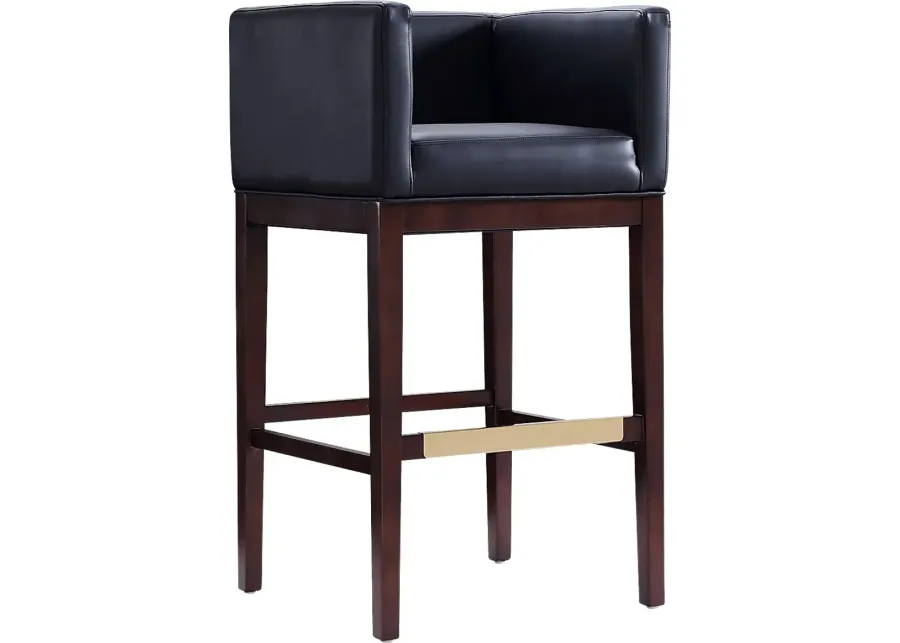 Atterbrock Black Barstool-Black
