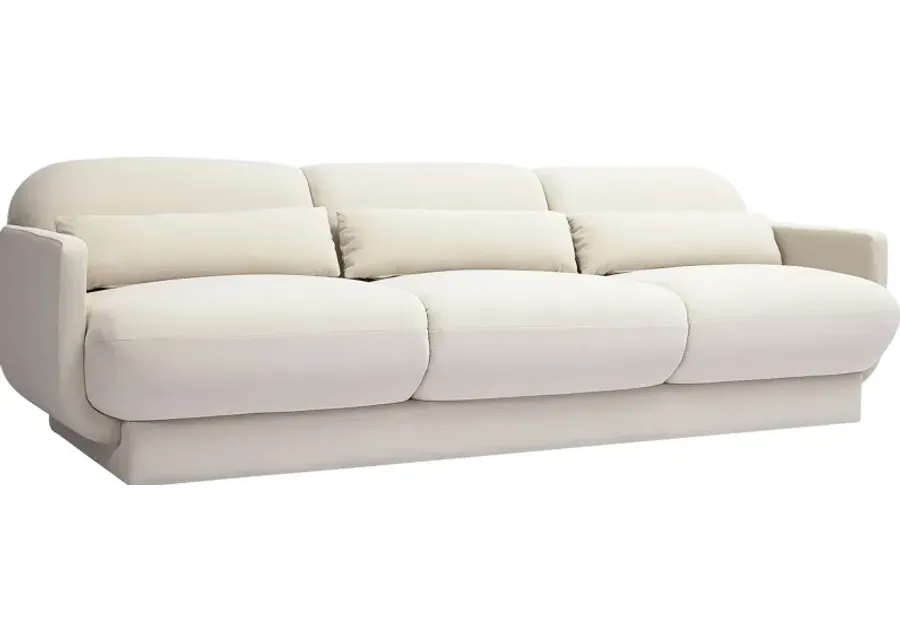 Alahandra Cream Sofa-Cream