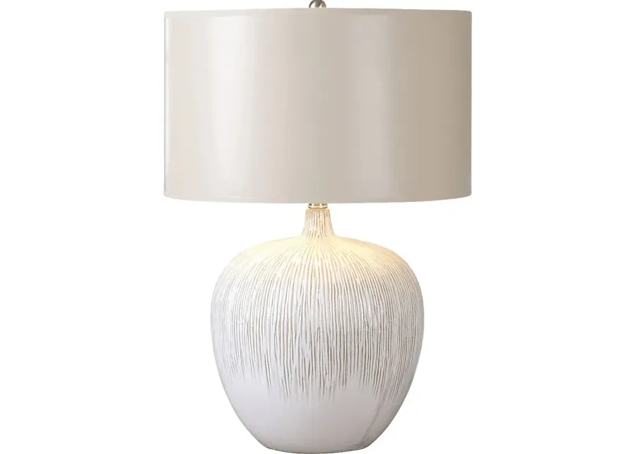 Kozy Cove Ivory Lamp-Ivory