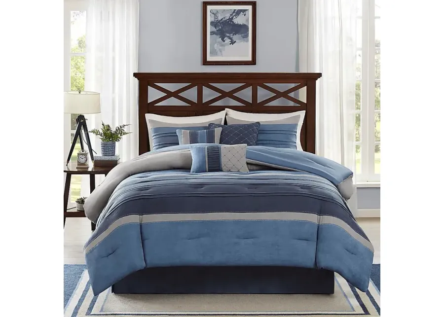 Amiah Navy 7 Pc Queen Comforter Set-Navy 1 33554-amiah-navy-7-pc-queen-comforter-set-navy-1.webp