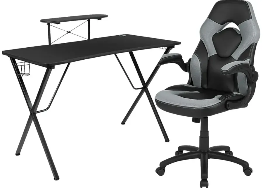 Gerro Black/Gray PC Gaming Desk and Chair Set-Gray 1 33722-gerro-black-gray-pc-gaming-desk-and-chair-set-gray-1.webp