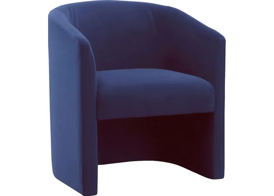 Mininia Blue Accent Chait-Blue