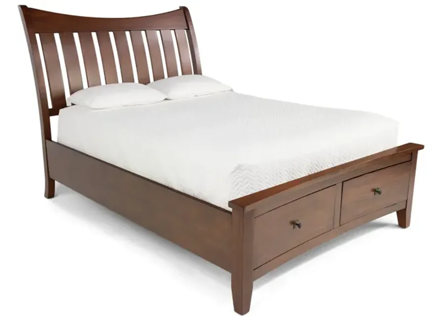 Birk Mahogany Queen Bed