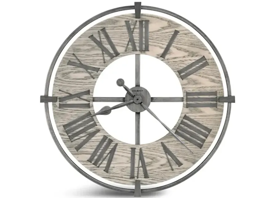 Eli Oversized Iron Clock