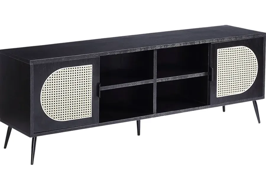 Ravensaide Black 60 in. Console-Black