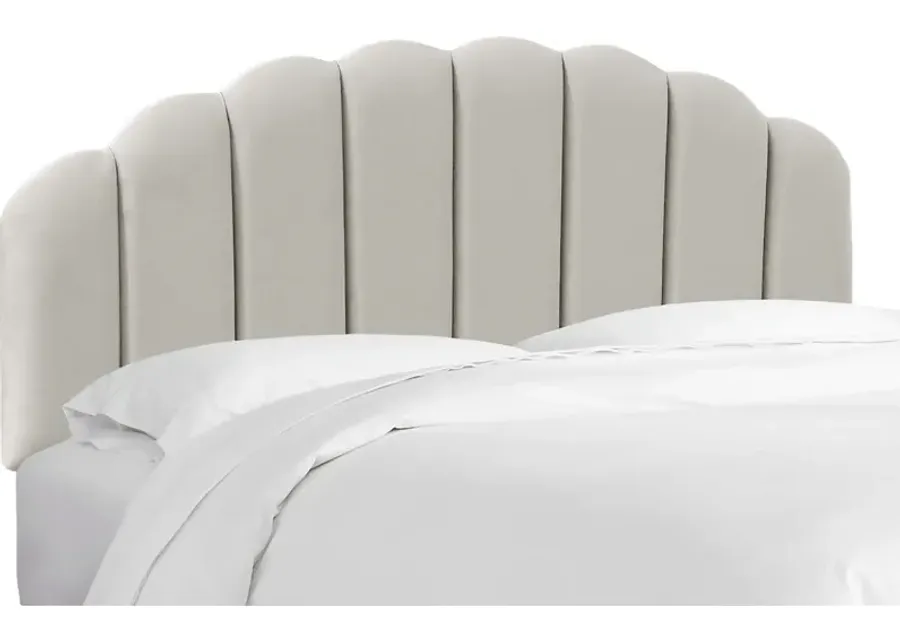 Eloisan Light Gray Queen Headboard-Light Gray