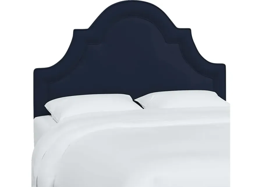 Aldimo Blue Twin Headboard-Blue