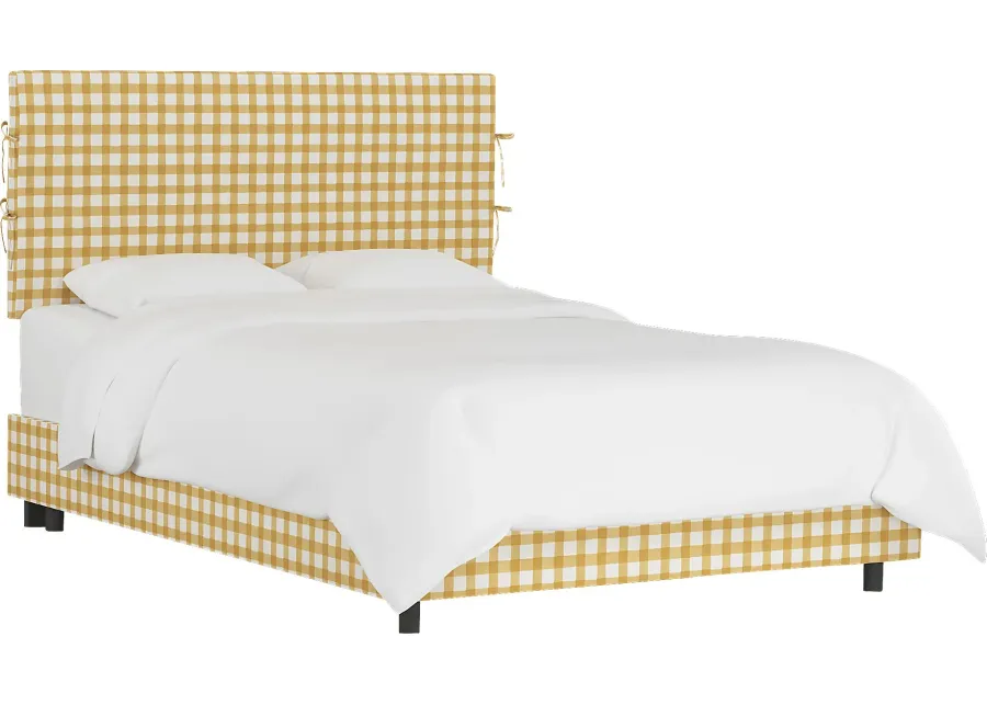 Cottage Charm Yellow Queen Upholstered Bed-Yellow 1 34220-cottage-charm-yellow-queen-upholstered-bed-yellow-1.webp