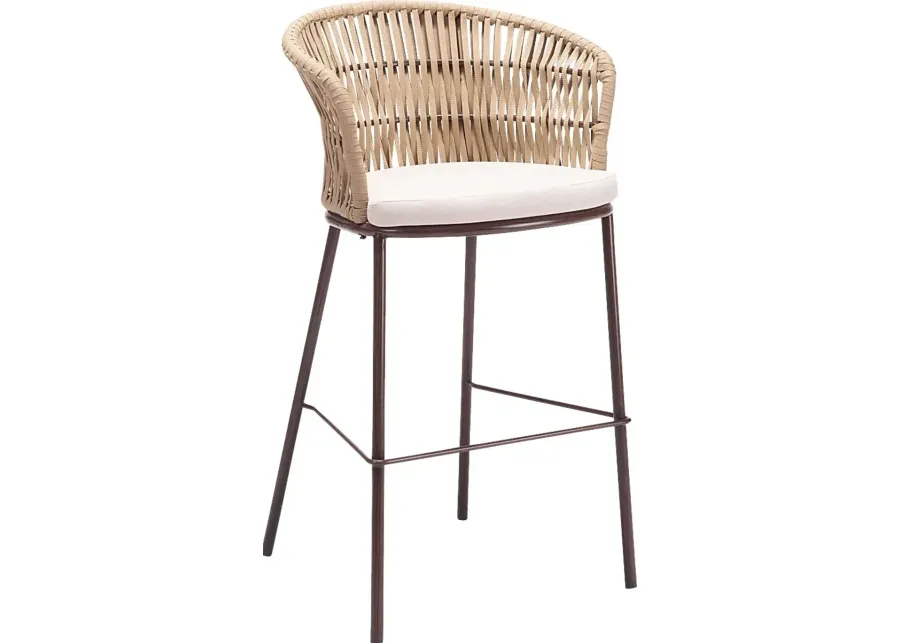 Finneyoaks Natural Barstool, Set of 2-Natural