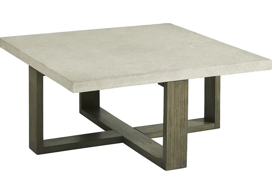 Sanger Gray Square Cocktail Table-42