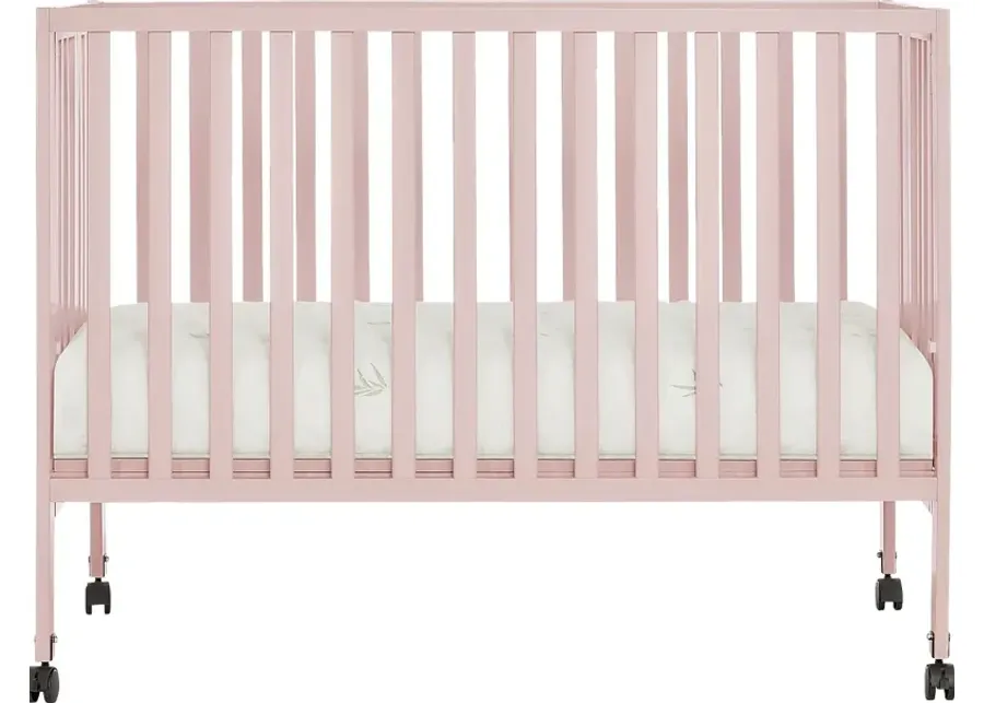 Kids Elaro Pink Crib-Pink