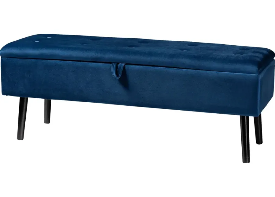 Whimbrel Navy Accent Bench-Navy