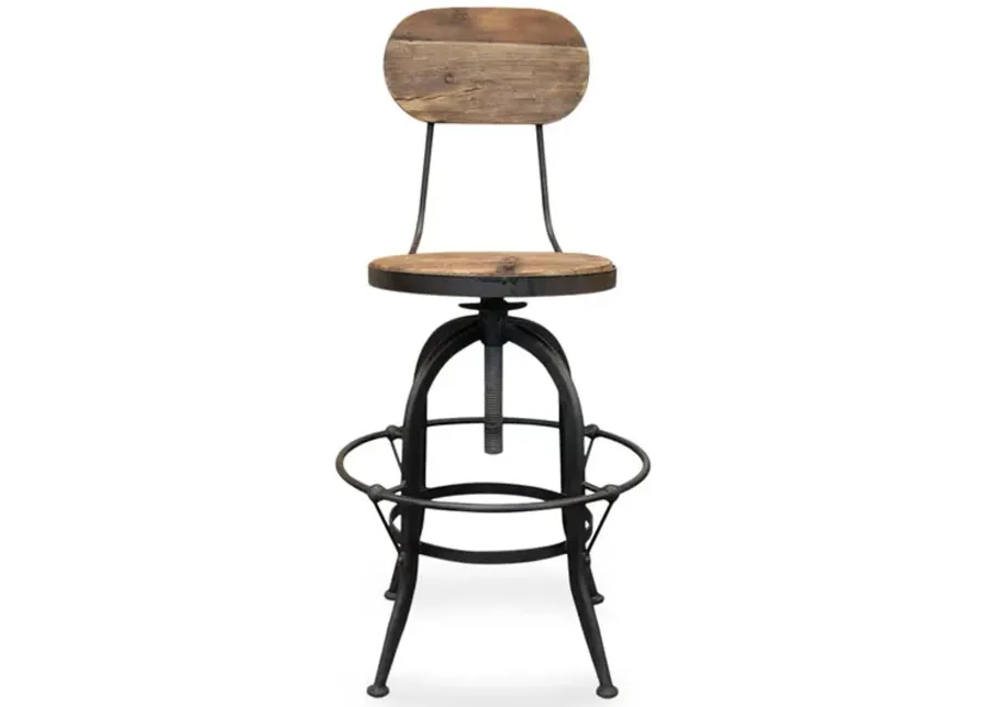 Decker Adjustable Height Swivel Stool