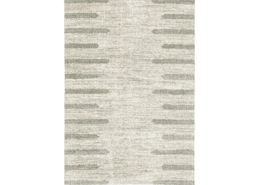 Amten Gray 7'10 x 10'10 Rug-Gray, Ivory