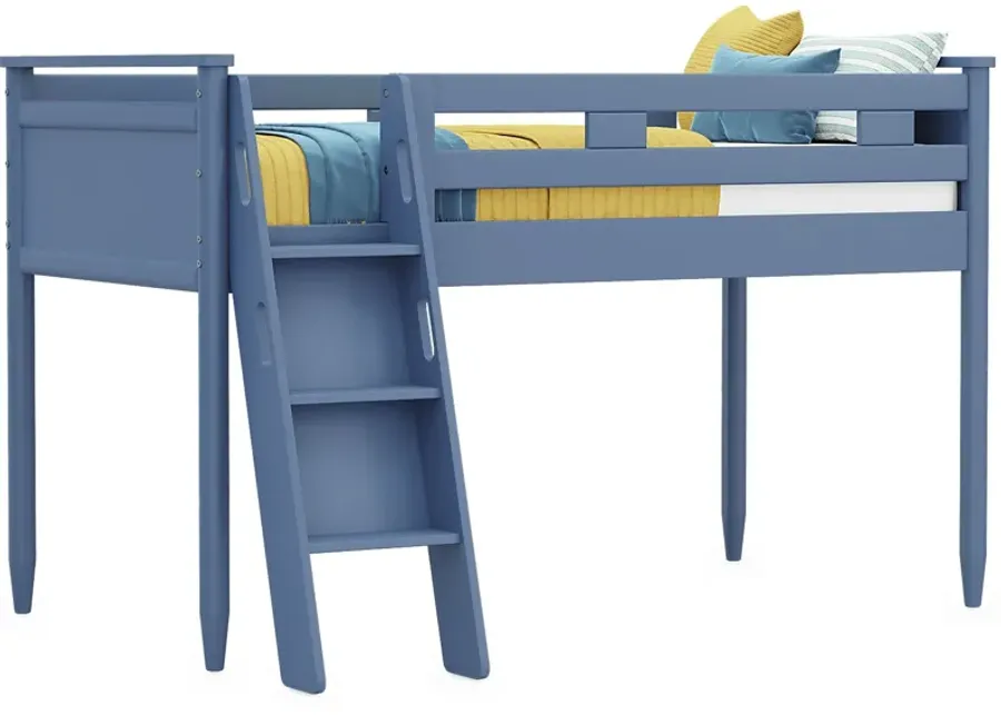 Kids Modern Colors Slate Blue Twin Loft-80.75