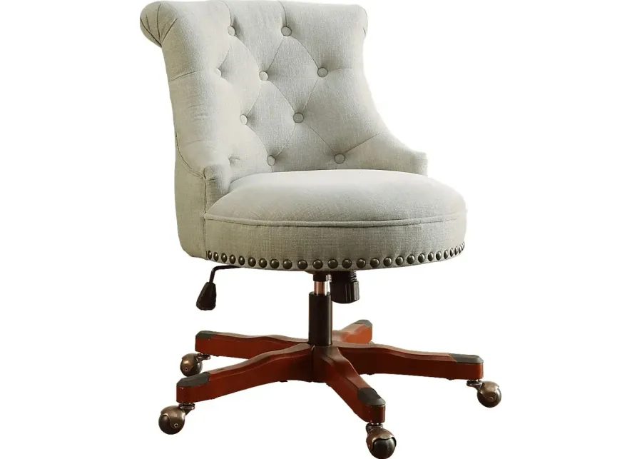 Selvarosa Natural Desk Chair-Natural