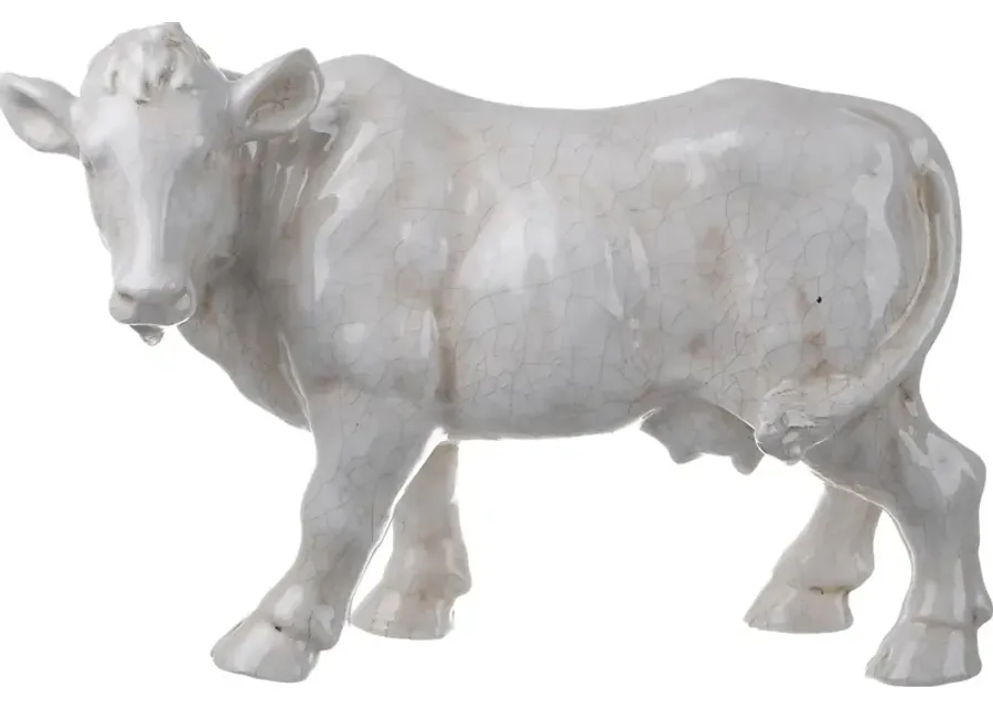 Blanche Lane White Indoor/Outdoor Sculpture-White