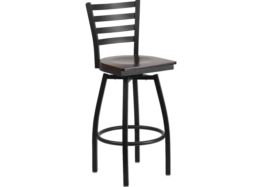 Verdon Walnut Swivel Barstool-Walnut 1 35182-verdon-walnut-swivel-barstool-walnut-1.webp