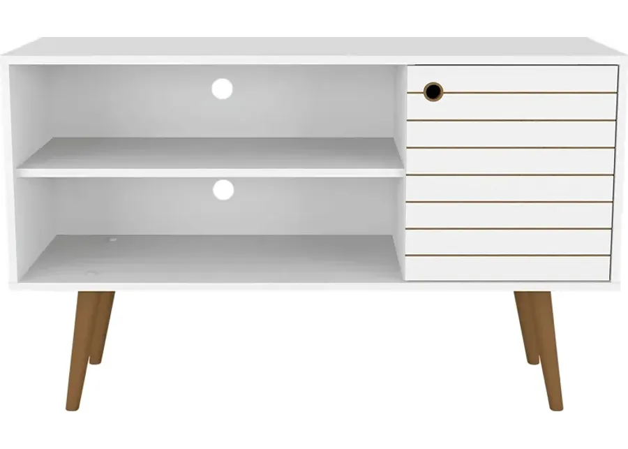 Flaxmill White 42 In. Console-White