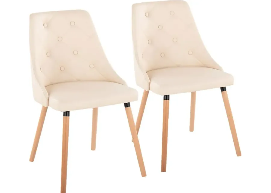 Wytona II Natural Side Chair, Set of 2-Natural