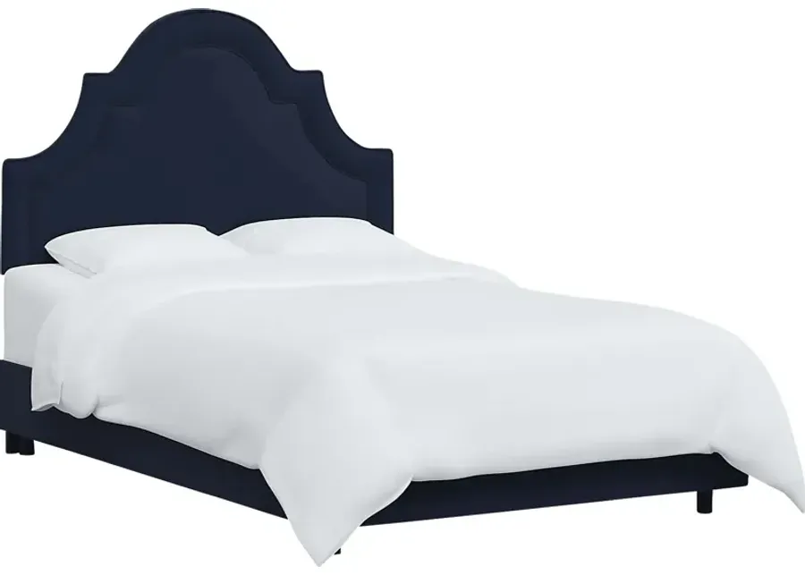 Aldimo Blue Twin Bed-Blue