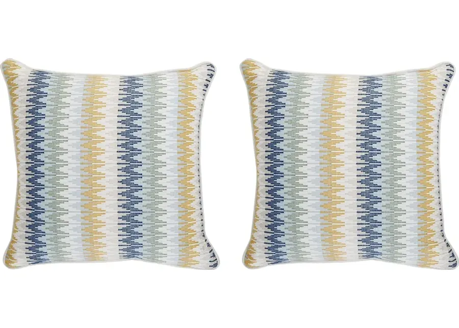 Valley Meadow Sage Indoor/Outdoor Accent Pillow, Set of 2-19