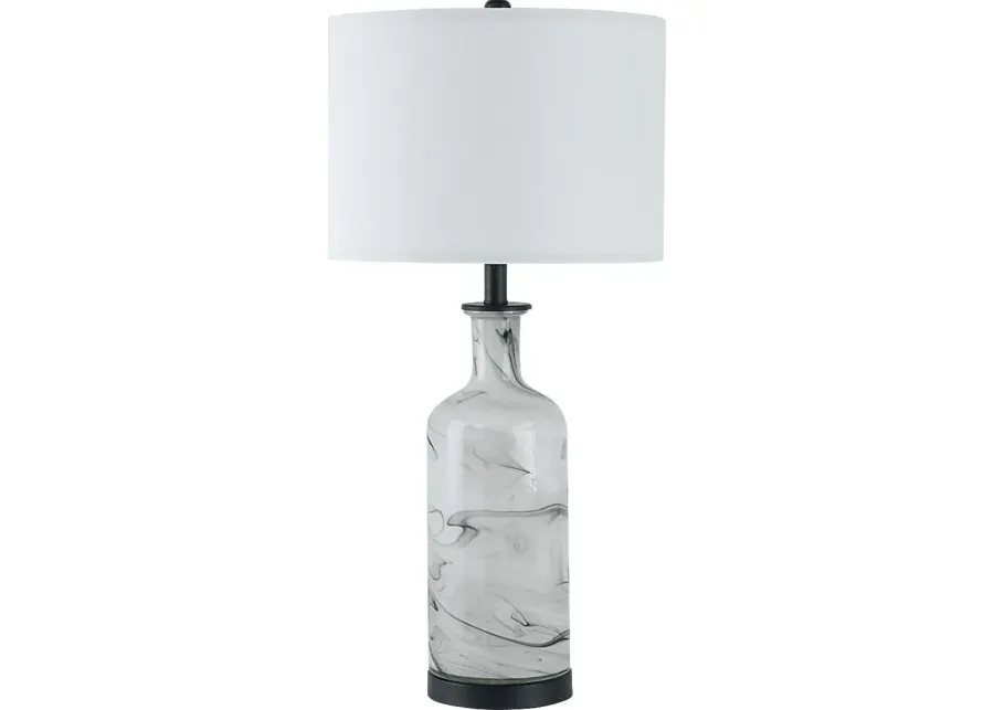 Nettle Grove Gray Lamp-Gray