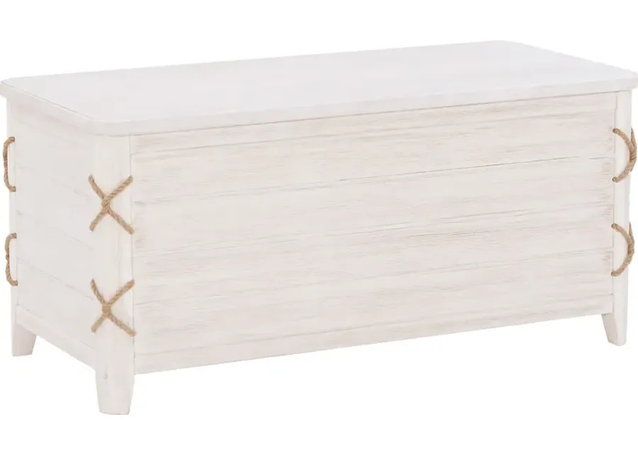 Brieva White Cedar Chest-White